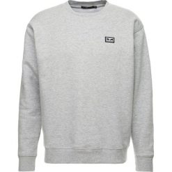 Bejsbolówki męskie: Obey Clothing ALL EYEZ CREW Bluza heather grey