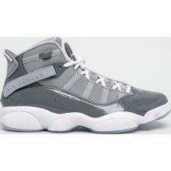 Jordan - Buty Jordan 6 Rings. Szare buty sportowe męskie Jordan, ze skóry, na sznurówki. W wyprzedaży za 599,90 zł.