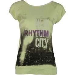 T-shirt DEHA Szary. Szare t-shirty damskie marki Deha, z nadrukiem, z jersey, eleganckie, z klasycznym kołnierzykiem. Za 72,00 zł.