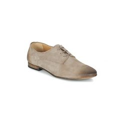 Derby Kickers GALLA. Brązowe półbuty damskie Kickers, bez wzorów, bez obcasa, bez zapięcia. Za 307,30 zł.