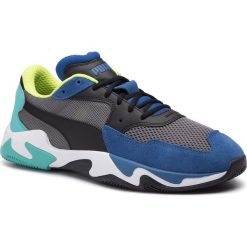 Sneakersy PUMA - Storm Origin 369770 01 Galaxy Blue/Castlerock. Szare sneakersy męskie Puma, na co dzień, bez wzorów, z zamszu, eleganckie, bez zapięcia. W wyprzedaży za 229,99 zł.