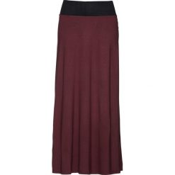 Spódnica shirtowa bonprix czerwony klonowy. Czerwone spódniczki damskie bonprix, na lato, w paski, z dzianiny, długie, maxi. Za 74,99 zł.