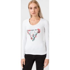 Guess Lorella Koszulka Biały. Białe koszulki damskie Guess, xs, z nadrukiem, z elastanu, bez kołnierzyka. Za 200,95 zł.