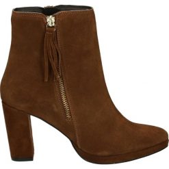 Botki - 7260128A BACI. Brązowe botki damskie lity marki Venezia, ze skóry. Za 389,00 zł.