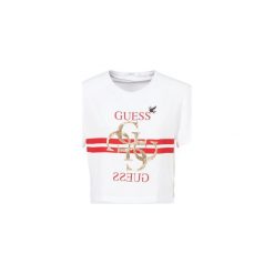 T-shirty z krótkim rękawem Guess IRIS. Białe t-shirty damskie Guess, l. Za 199,00 zł.