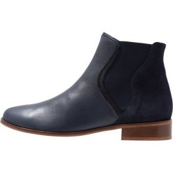 Mint&berry Ankle boot dark blue. Niebieskie botki damskie skórzane marki mint&berry. Za 379,00 zł.