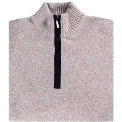 Sweter FILIPPO SWER000120. Pomarańczowe swetry męskie Giacomo Conti, m, bez wzorów, z wełny, bez kołnierzyka, bez kaptura. Za 199,00 zł.