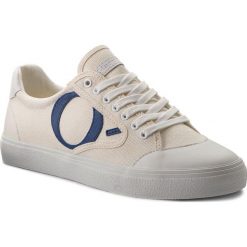 Sneakersy MARC O'POLO - 802 14433501 801 White/Blue 103. Brązowe półbuty damskie Marc O'Polo, ze skóry. W wyprzedaży za 239,00 zł.