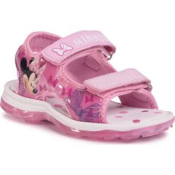 Sandały MINNIE MOUSE - CP76-71DSTC Pink. Różowe sandały dziewczęce Minnie Mouse, ze skóry ekologicznej, bez zapięcia. Za 79,99 zł.