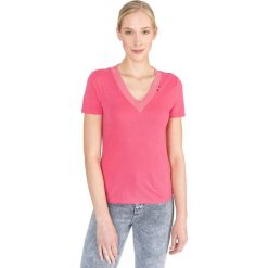 Scotch & Soda Koszulka Różowy. Różowe koszulki damskie xs, z poliesteru. Za 219,95 zł.