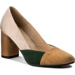 Półbuty SERGIO BARDI - Atrani SS127321318DS 218. Brązowe creepersy damskie Sergio Bardi, ze skóry, eleganckie, na obcasie. W wyprzedaży za 199,00 zł.
