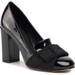 Półbuty MICHAEL MICHAEL KORS - Ames Pump Patent 40F9AMHP1A Black. Czarne półbuty damskie MICHAEL Michael Kors, bez wzorów, ze skóry, bez obcasa, na obcasie, bez zapięcia. Za 699,00 zł.