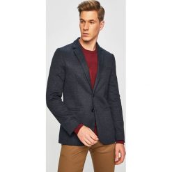 Trussardi Jeans - Marynarka. Niebieskie garnitury męskie Trussardi Jeans, bez wzorów, z poliesteru. Za 899,90 zł.