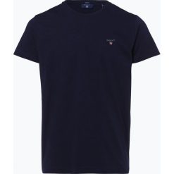 T-shirty męskie: Gant – T-shirt męski, niebieski