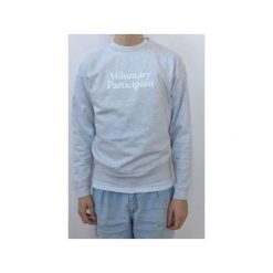 Mind/body mechanisms: volunteer crewneck. Szare bluzy męskie Mszz, m, bez wzorów, z bawełny, bez kołnierzyka, bez rękawów, bez kaptura. Za 99,00 zł.