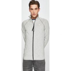 G-Star Raw - Bluza. Szare bluzy męskie G-Star RAW, xxl, z nadrukiem, z elastanu, retro, z kapturem, bez rękawów, bez kaptura. W wyprzedaży za 179,90 zł.