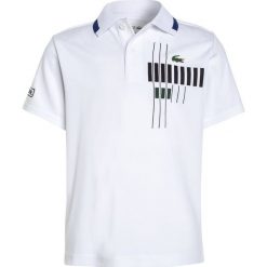 Lacoste Sport TENNIS Koszulka sportowa white/ocean/black/green. Białe bluzki dziewczęce Lacoste Sport, z poliesteru, polo. W wyprzedaży za 231,20 zł.