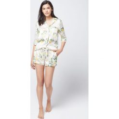 Etam - Szorty piżamowe Zest. Białe piżamy damskie Etam, s, bez wzorów, z poliesteru, bez rękawów. W wyprzedaży za 59,90 zł.