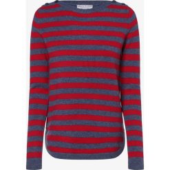 Marie Lund - Damski sweter z wełny merino, niebieski. Niebieskie swetry damskie Marie Lund, s, bez wzorów, z wełny, bez rękawów, bez kaptura. Za 179,95 zł.