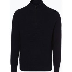Fynch Hatton - Sweter męski, niebieski. Niebieskie swetry męskie marki Fynch-Hatton, m, bez wzorów, bez kołnierzyka, bez kaptura. Za 299,95 zł.