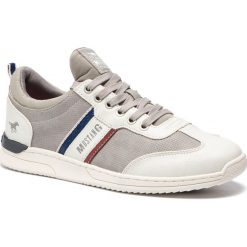 Sneakersy MUSTANG - 44A013 Ice/Grau. Szare sneakersy męskie Mustang, bez zapięcia. W wyprzedaży za 179,00 zł.