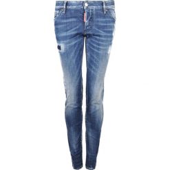 Dsquared2 Jeansy "Jennifer". Czerwone jeansy damskie Dsquared2, bez wzorów, z jeansu, z obniżonym stanem. Za 1149,00 zł.