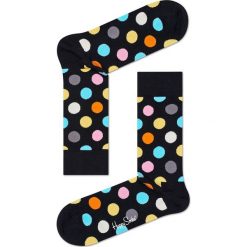 Happy Socks - Skarpetki Big Dot. Czarne bez kategorii marki Happy Socks, z elastanu. Za 39,90 zł.