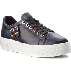 Sneakersy TAMARIS - 1-23715-21 Navy Leather 848. Niebieskie półbuty damskie Tamaris, ze skóry. W wyprzedaży za 229,00 zł.