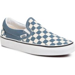 Tenisówki VANS - Classic Slip-On VN0A4U38WRU1 (Checkerboard) Blmirgtrwht. Niebieskie półbuty damskie Vans, bez wzorów, z gumy, bez obcasa, bez zapięcia. W wyprzedaży za 239,00 zł.