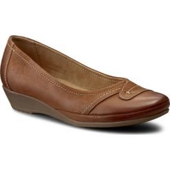 Półbuty LASOCKI - WI23-SALEM-16 Camel. Pomarańczowe półbuty damskie Lasocki, ze skóry. W wyprzedaży za 79,98 zł.