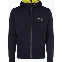 BOSS Athleisure - Męska bluza rozpinana – Saggy, niebieski. Niebieskie bluzy męskie BOSS Athleisure, m, bez wzorów, sportowe, bez kołnierzyka, bez rękawów, bez kaptura. Za 799,95 zł.