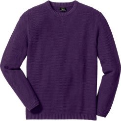 Swetry klasyczne męskie: Sweter Regular Fit bonprix jagodowy