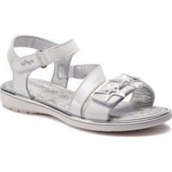 Sandały PRIMIGI - 3435922 S Bianco. Białe sandały dziewczęce marki Primigi, ze skóry ekologicznej, bez zapięcia. Za 239,00 zł.