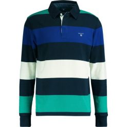 Koszulki polo: GANT BLOCK STRIPE HEAVY RUGGER Koszulka polo evening blue