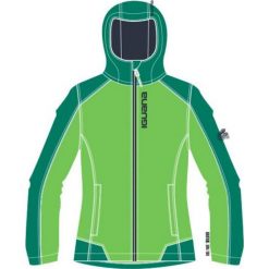 Kurtki chłopięce przeciwdeszczowe: IGUANA Kurtka juniorska BANKS JRB Green Flash/ Pepper Green r. 140