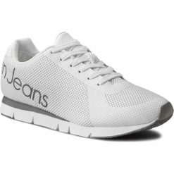 Sneakersy CALVIN KLEIN JEANS - Jack SE8526 White. Białe sneakersy męskie Calvin Klein Jeans, bez zapięcia. Za 509,90 zł.