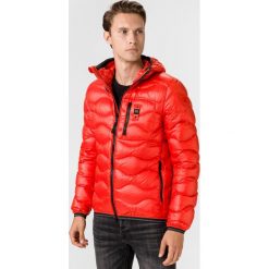 Blauer Kurtka Czerwony. Czerwone płaszcze męskie Blauer, na jesień, m, bez wzorów, z materiału, bez kaptura. Za 1563,95 zł.