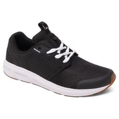 Quiksilver Trampki Voyage Czarny / Black / White aqys700035-Xkkw (Rozmiar 44). Czarne buty sportowe męskie marki Quiksilver, w koronkowe wzory, z koronki. W wyprzedaży za 192,00 zł.
