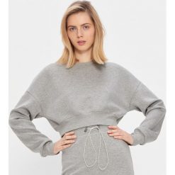 Krótka bluza - Jasny szary. Szare bluzy damskie House, s, bez wzorów, z krótkim rękawem, krótkie, bez kaptura. Za 69,99 zł.