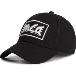 Czapka z daszkiem MCQ - Baseball Cap 501183 RGC30 1006 Black/White. Czarne czapki damskie MCQ, bez wzorów, z bawełny. W wyprzedaży za 269,00 zł.