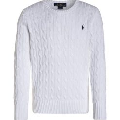 Polo Ralph Lauren Sweter white. Białe swetry chłopięce marki Polo Ralph Lauren, z bawełny, polo. W wyprzedaży za 287,20 zł.