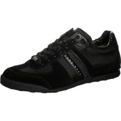 BOSS ATHLEISURE AKEEN Sneakersy niskie black. Czarne sneakersy męskie marki BOSS Athleisure, bez wzorów, ze skóry, klasyczne, bez zapięcia. Za 699,00 zł.