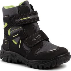 Śniegowce SUPERFIT - GORE-TEX 8-09080-03 S Schwarz/Grün. Szare śniegowce chłopięce Superfit, bez zapięcia, gore-tex. W wyprzedaży za 259,00 zł.