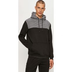 Brave Soul - Bluza. Czarne bluzy męskie Brave Soul, s, bez wzorów, z poliesteru, z kapturem, bez rękawów, z kapturem. Za 99,90 zł.