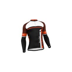 Bluza rowerowa męska FDX Cycling Thermal Long Sleeve Jersey L. Brązowe bluzy męskie z kieszeniami FDX, s, z nadrukiem, z jersey, długie, bez kaptura, rowerowe. Za 129,90 zł.