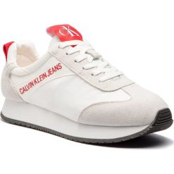 Sneakersy CALVIN KLEIN JEANS - Jerrold S0581 Bright White. Białe sneakersy męskie Calvin Klein Jeans, bez zapięcia. Za 569,00 zł.