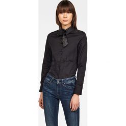 G-Star Raw - Koszula. Białe bluzki damskie G-Star RAW, s, bez wzorów, z elastanu, eleganckie, bez kołnierzyka, z długim rękawem. Za 419,90 zł.