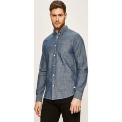Scotch & Soda - Koszula jeansowa. Niebieskie koszule męskie Scotch & Soda, s, bez wzorów, z bawełny, klasyczne, z klasycznym kołnierzykiem, z długim rękawem. W wyprzedaży za 299,90 zł.