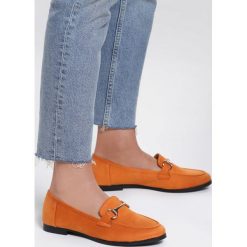 Camelowe Mokasyny Streep. Brązowe mokasyny damskie Inny. Za 79,99 zł.