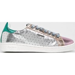 Pepe Jeans - Buty. Szare buty sportowe damskie Pepe Jeans, bez wzorów, z jeansu, sportowe. W wyprzedaży za 189,90 zł.